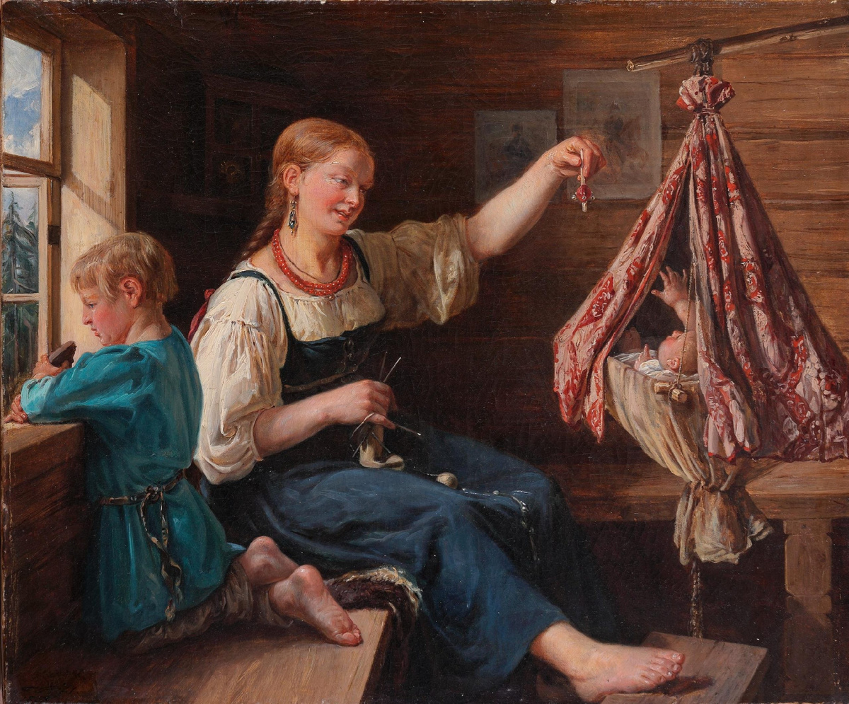 Франц Рисс. ''Колыбельная песня'', 1839 г.