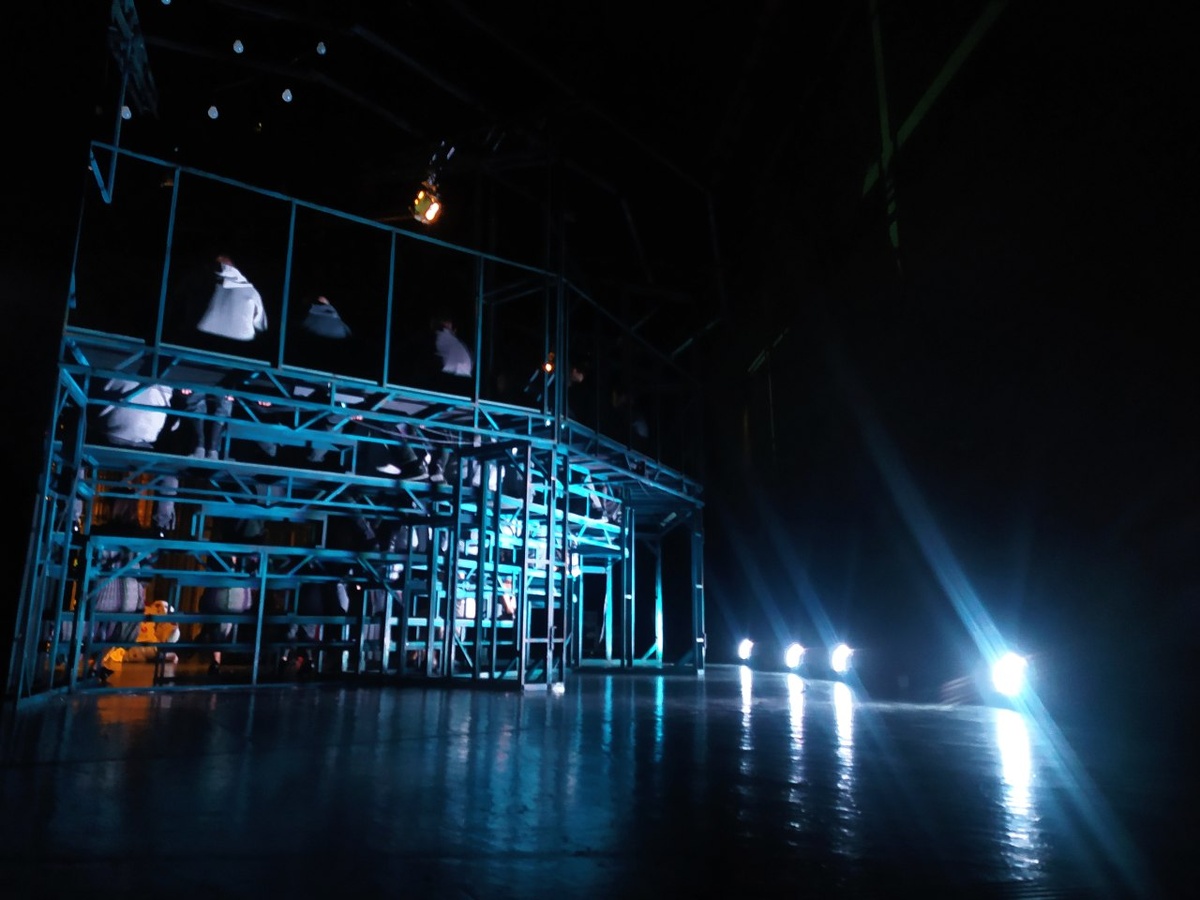 Сокрытое за кулисами. Репетиция спектакля