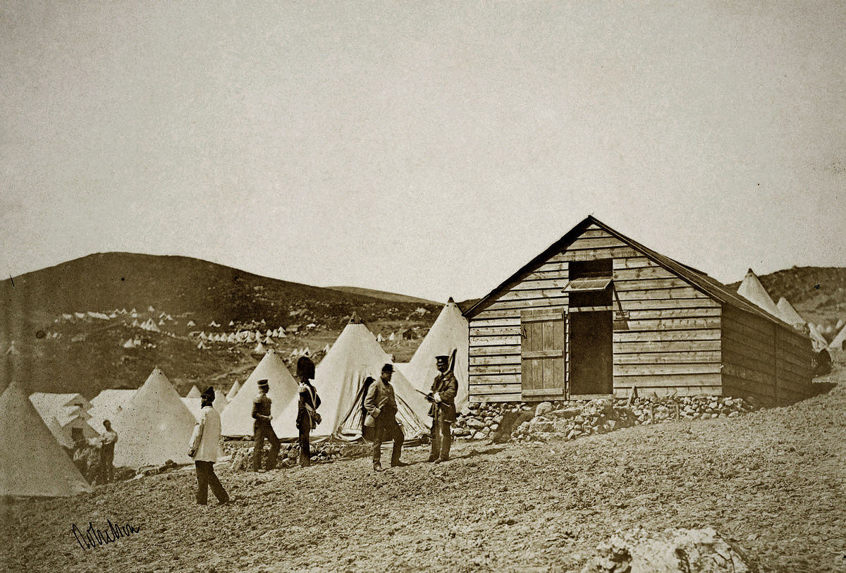 Дом полковника Даниэля, Балаклава (Крымская война на фотографиях Джеймса Робертсона)