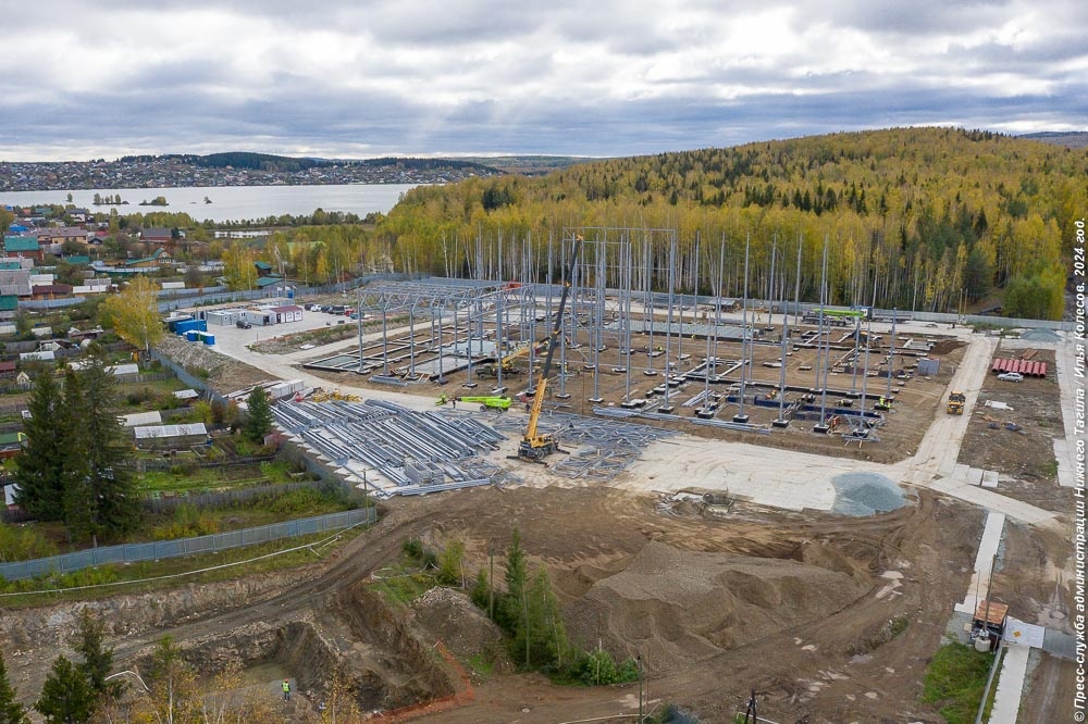  Строительство станции водоподготовки / Фото: пресс-служба мэрии