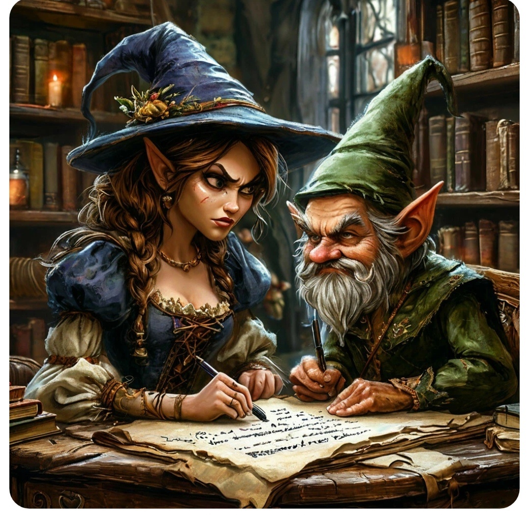 Не смогла добиться изображения юной гномихи. Простите великодушно! Но сути не меняет!