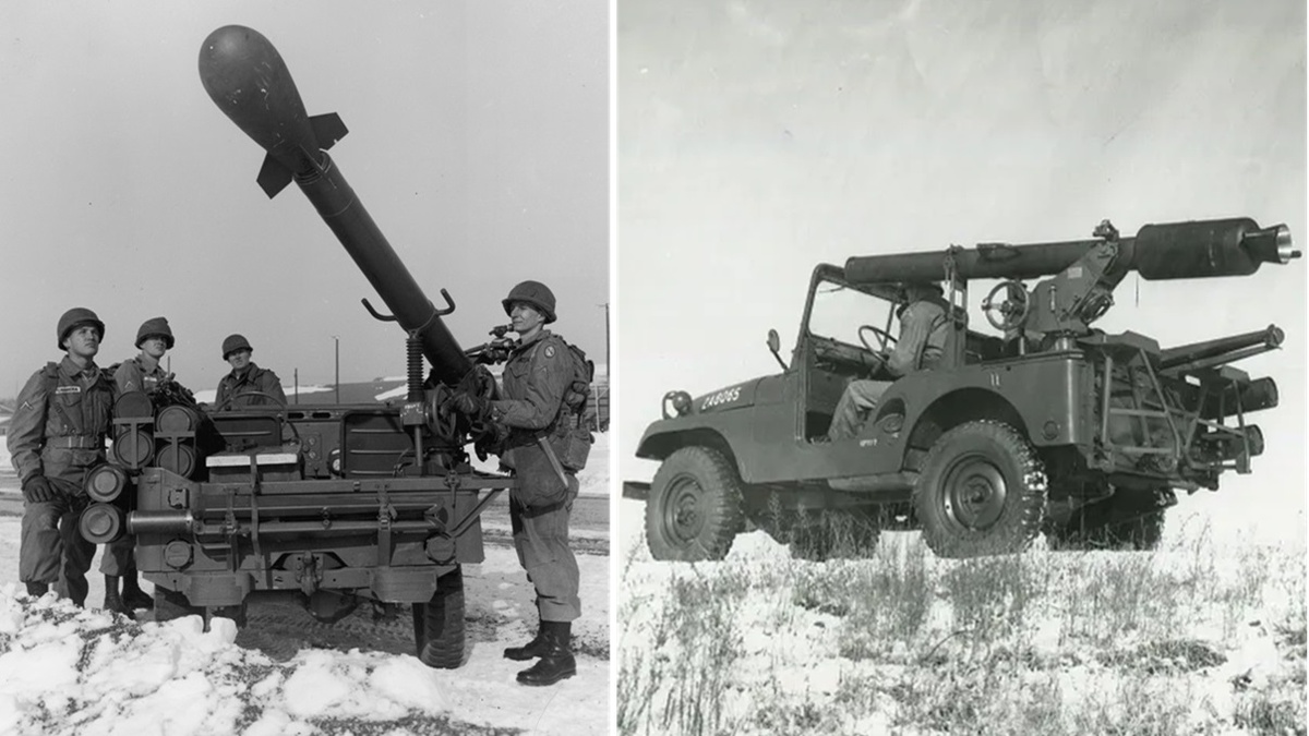 На фото: атомная безоткатная пушка Davy Crockett («Дэви Крокетт»), заряженная атомной бомбой установлена на армейском Джипе. США. 1961 год. Источник фото: https://upload.wikimedia.org/wikipedia/commons/thumb/6/6b/M388_Davy_Crockett_mounted_on_Jeep_c1961.jpg
