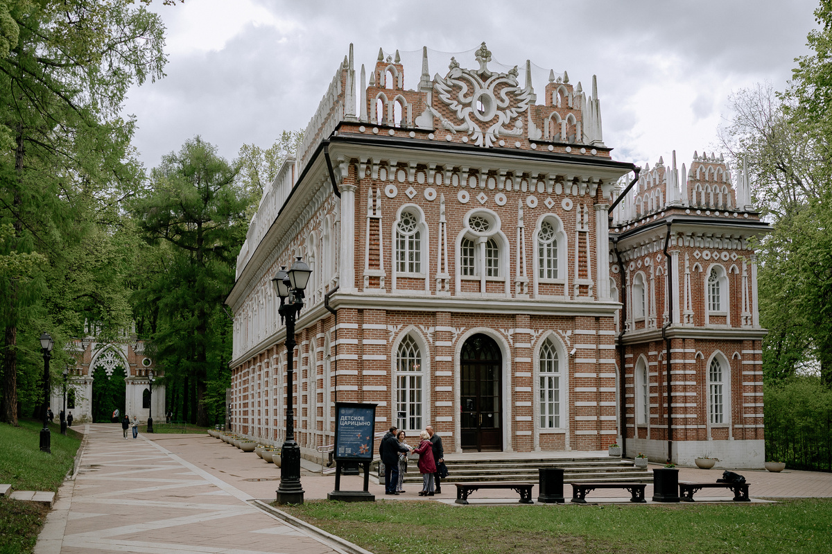 Оперный дом Царицыно снаружи. Фотограф Курмель Сергей