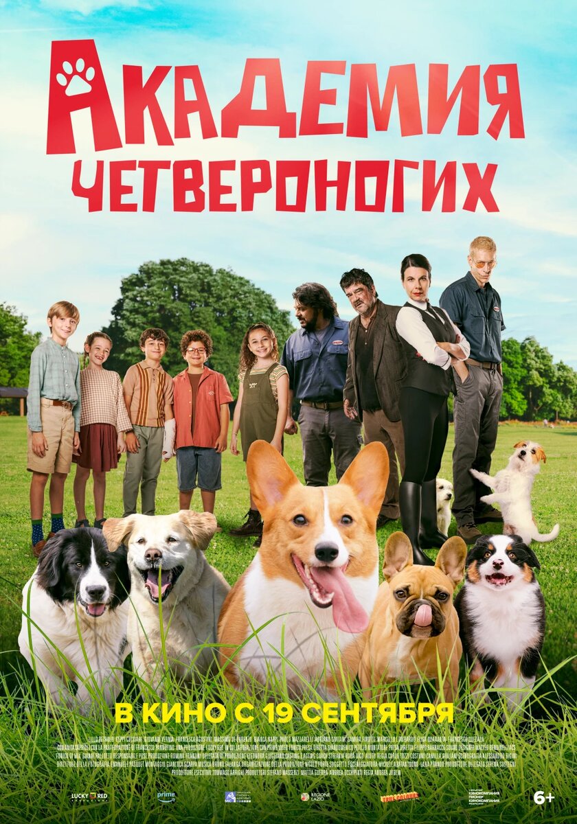 Официальный постер фильма «Академия четвероногих».