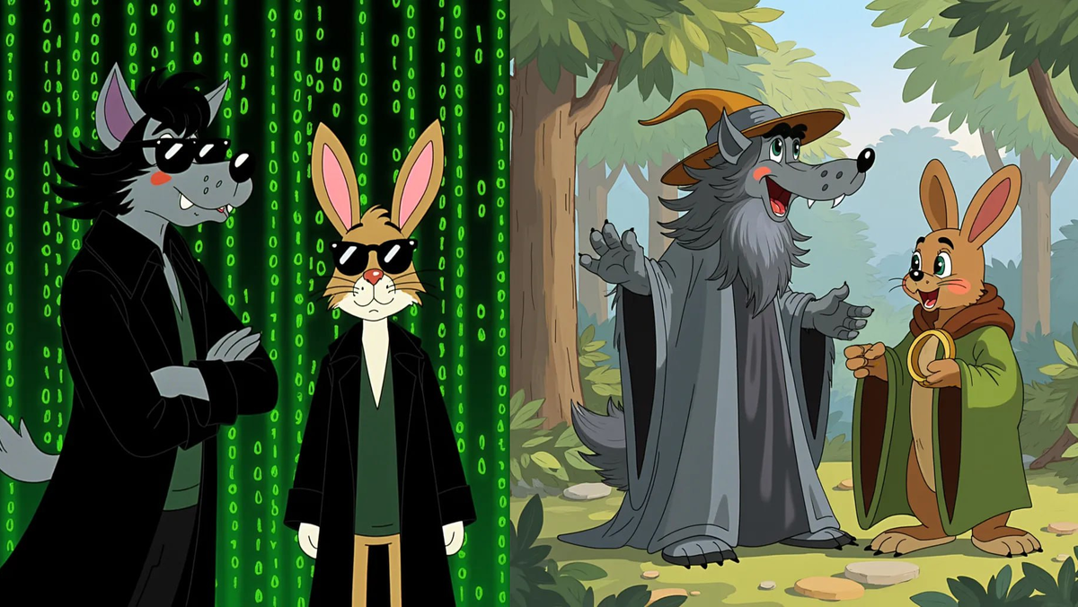 Нео и Тринити, Гэндальф и Фродо