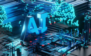    Artificial Intelligence (AI) machine learning innovation technology on circuit board, 3d rendering Анатолий Сергунов