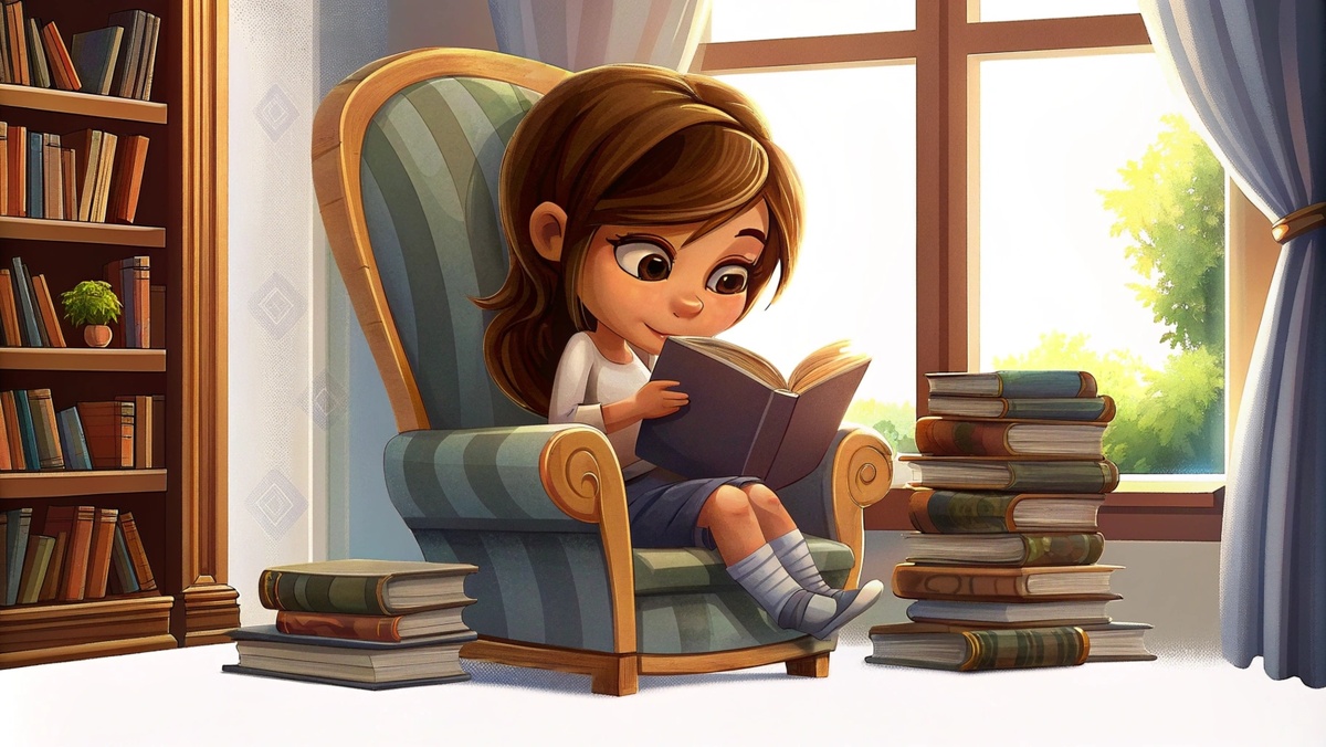 Примерно так выглядели мои идеальные школьные каникулы. Хотя и на улице поиграть всегда успевала.  Откуда время бралось?