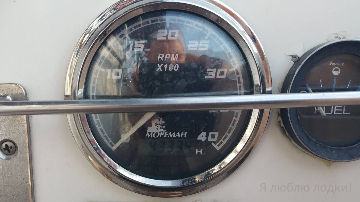 Показания на счетчике моточасов: 4333.4 - красиво!