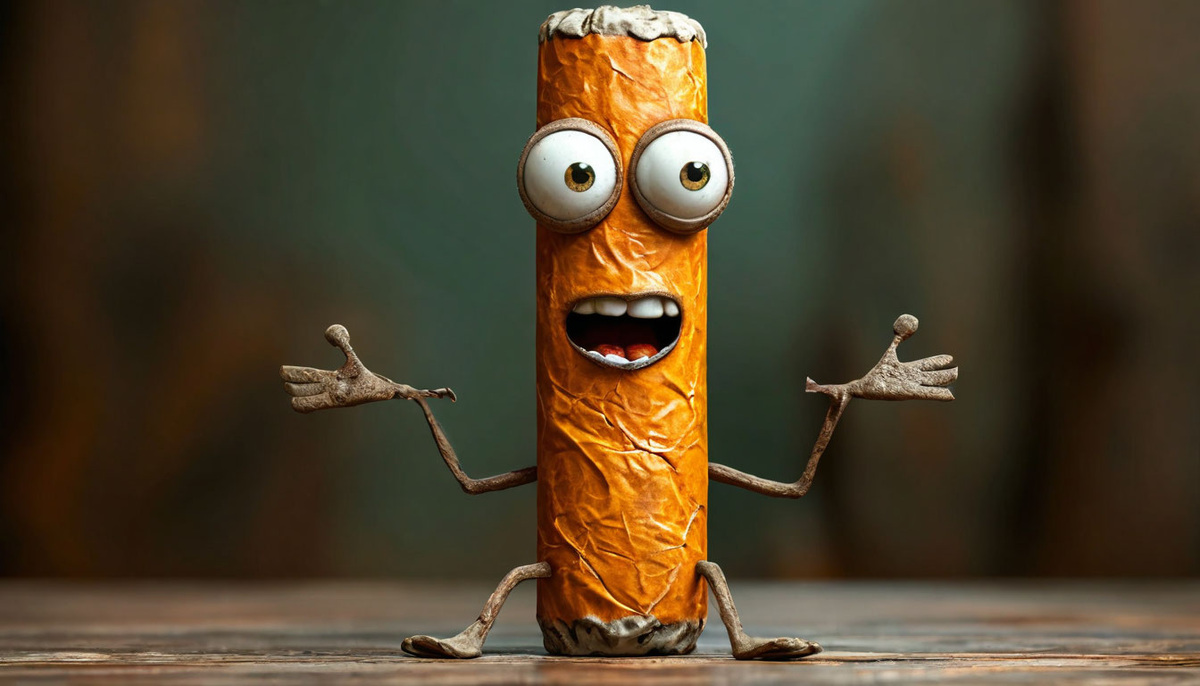 Веселая сигаретка :)