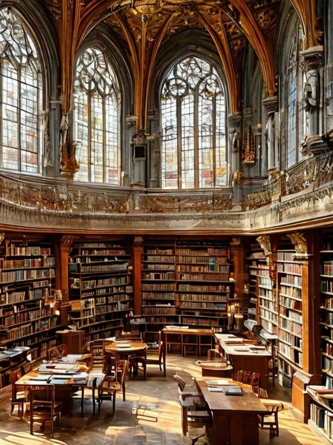 Школьная библиотека по мнению Шедеврума