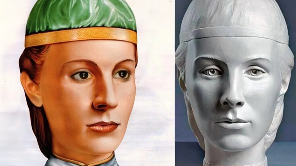 Реконструкция внешности Елены Глинской