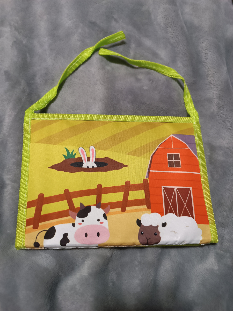 Тактильная книжка шуршалка для детей 