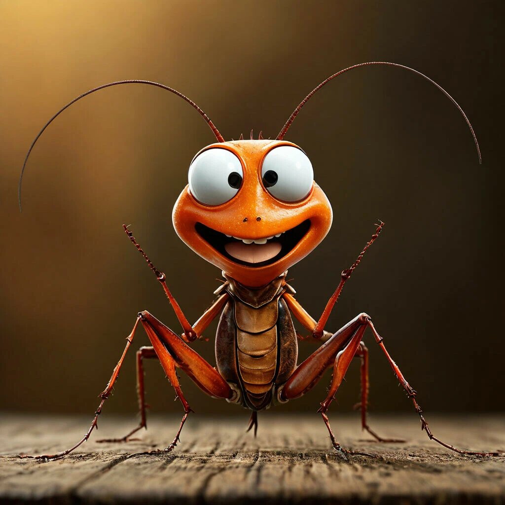 Таракан Виктор - таким его увидела нейросеть