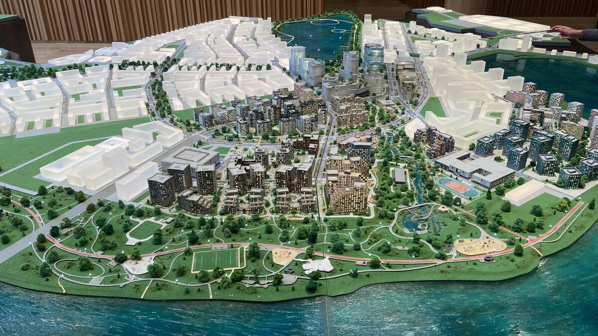 Макет комплекса. Фото: Алексей Скуратов 