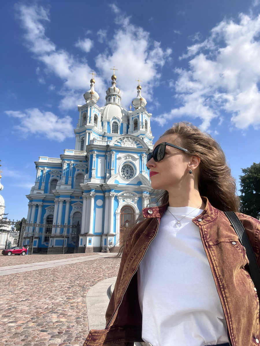 Мои фото Смольного собора в СПб, август 2024