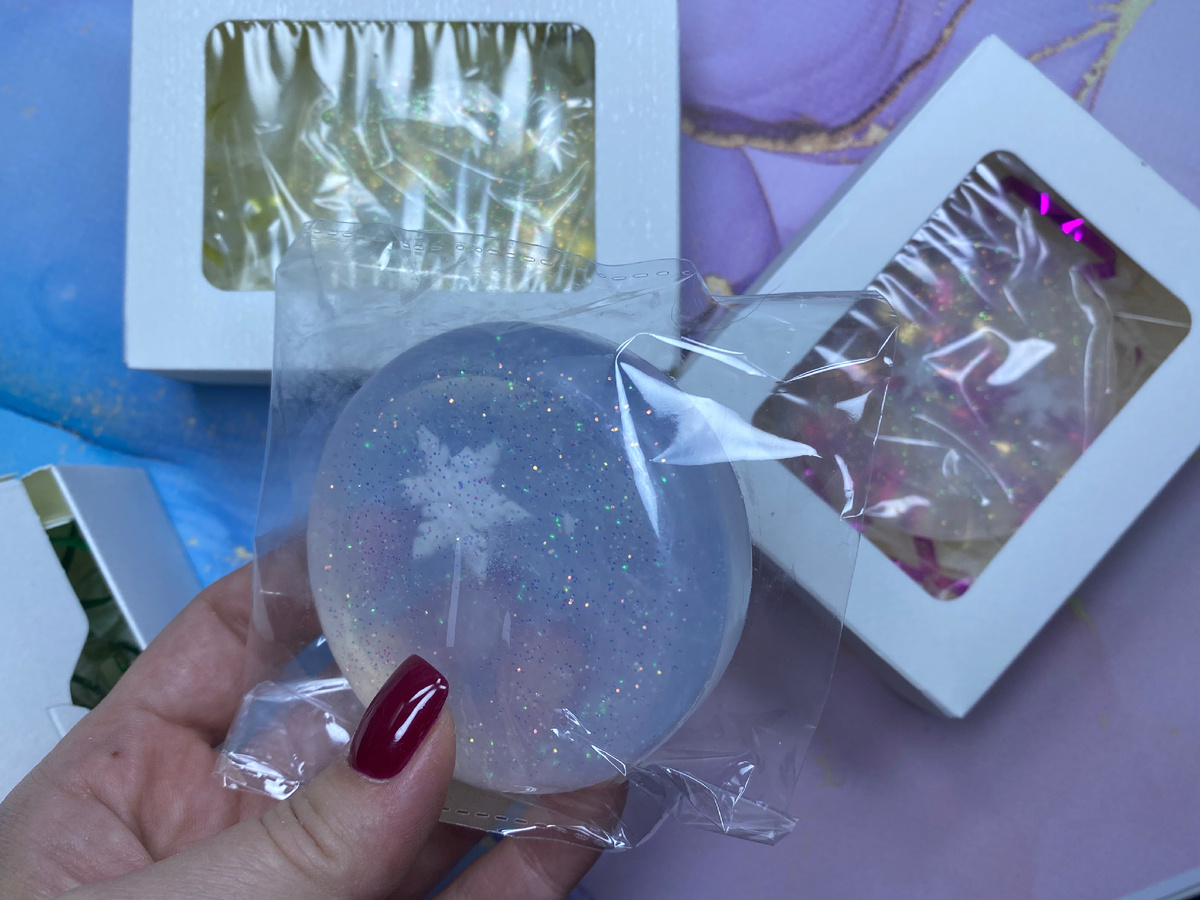 Новогоднее зимнее мыло «Льдинка»