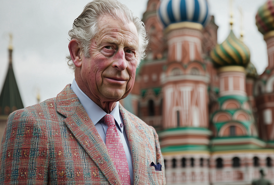    Король Великобритании Карл III в представлении ИИ