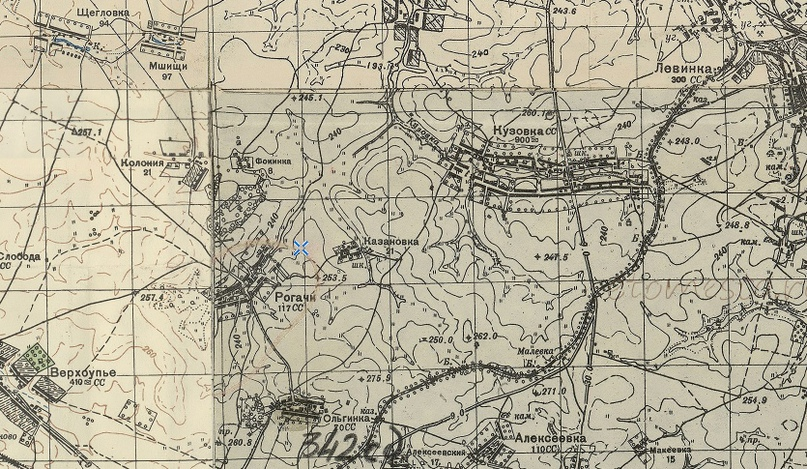 Карта РККА 1939-1941 г.г.