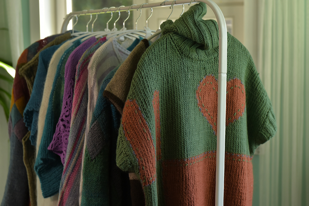 Малюсенькая часть связанного мною за последний год.