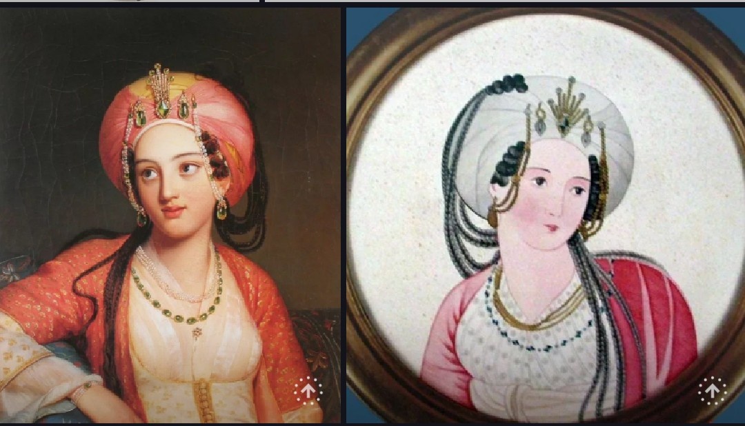 Лейла-султан и Нюкхетсез Кадын эфенди, коллаж автора.