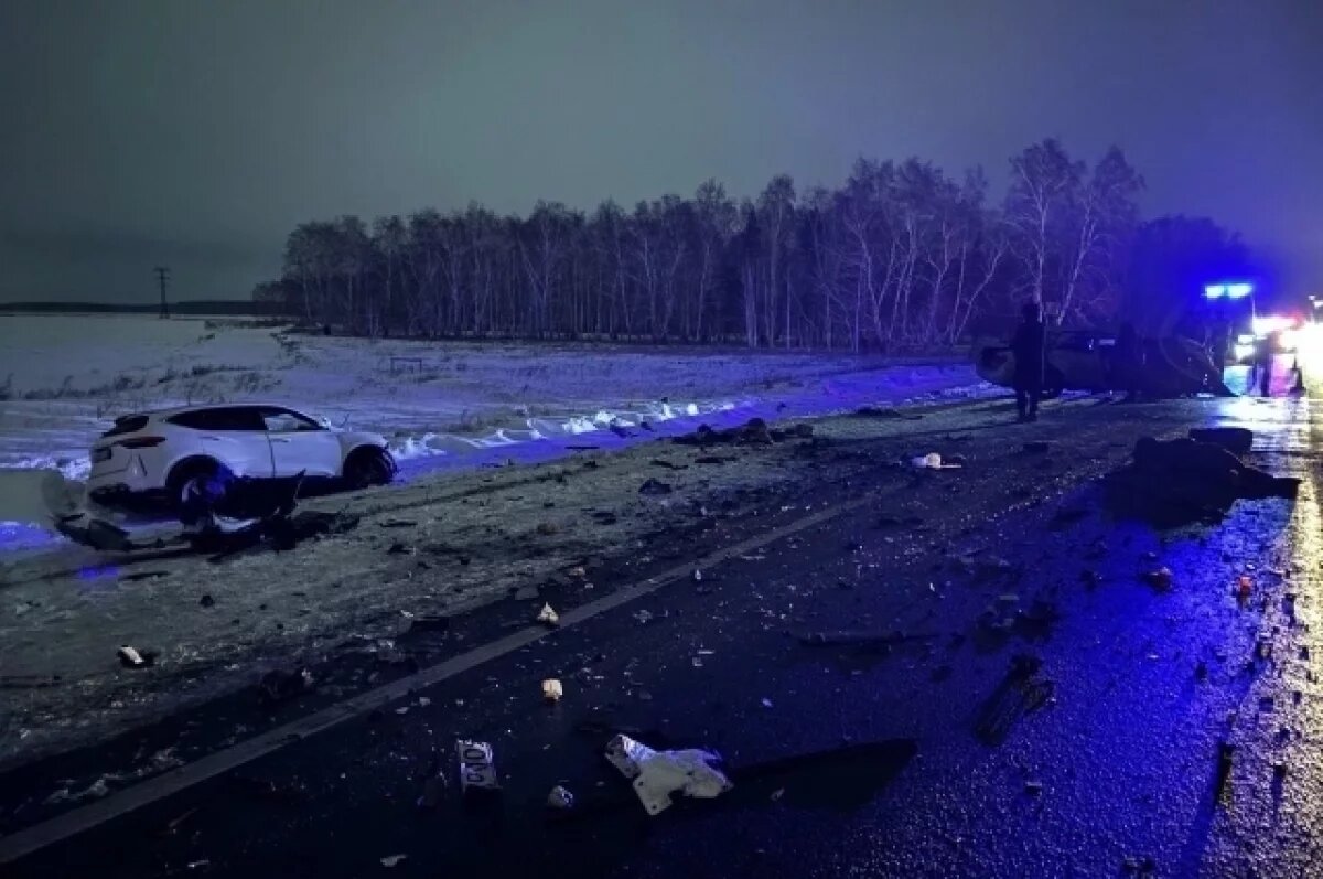    На трассе Омска в ДТП погибли 2 человека и 3 пострадали, среди них ребёнок