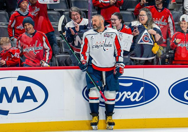 Александр Овечкин достиг отметки 20 очков в сезоне-2024/25. Фото: НХЛ