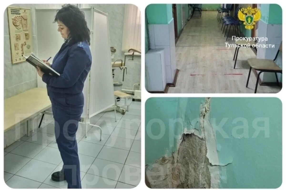    В тульской женской консультации обнаружили грибок на стенах