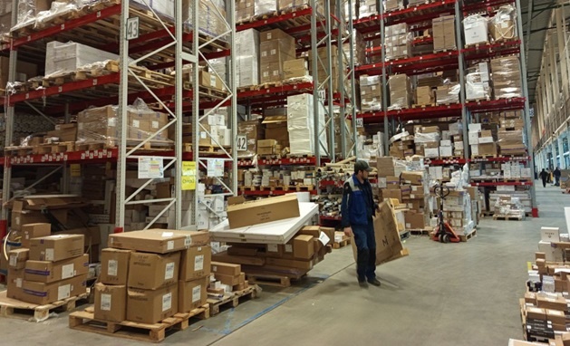 Новый склад.