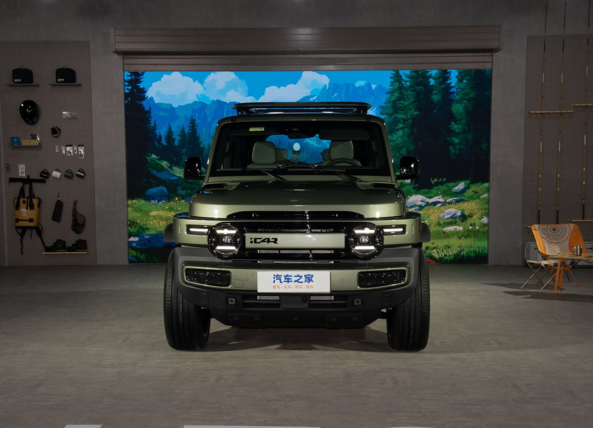 Оформление передней части 