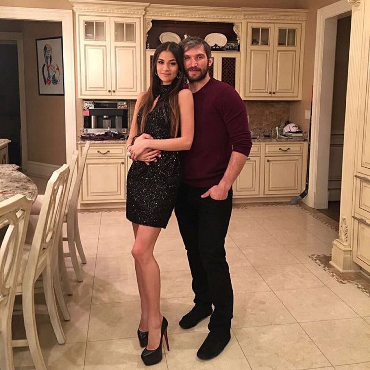    Александр Овечкин и Настасья Шубская