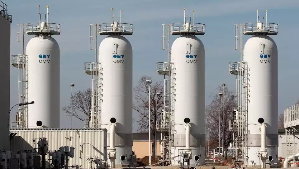 С 16 ноября на газовый хаб в Баумгартене, Австрия, российский газ поступать не будет. Источник: Reuters