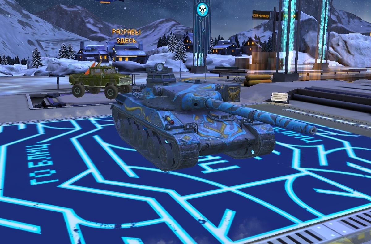 Легендарный камуфляж у танка на любителя