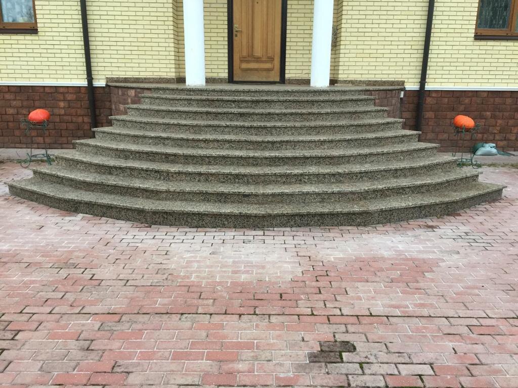 крыльцо до балюстрады