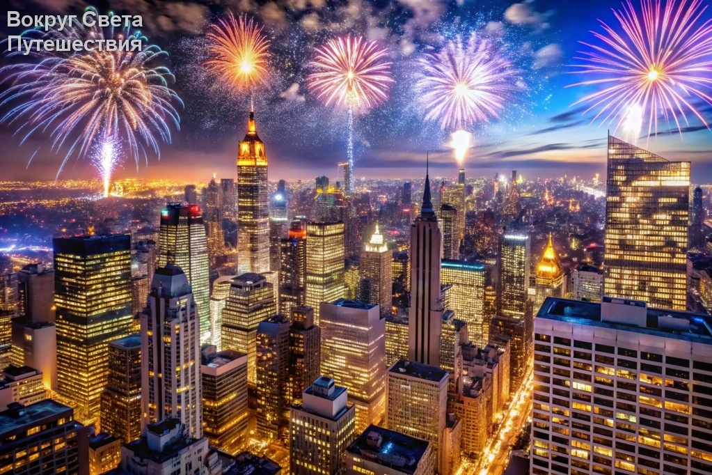 Нью-Йорк, новый год