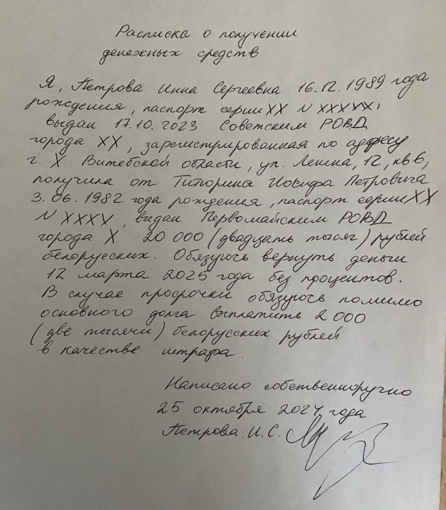 Деньги без расписки судебная практика