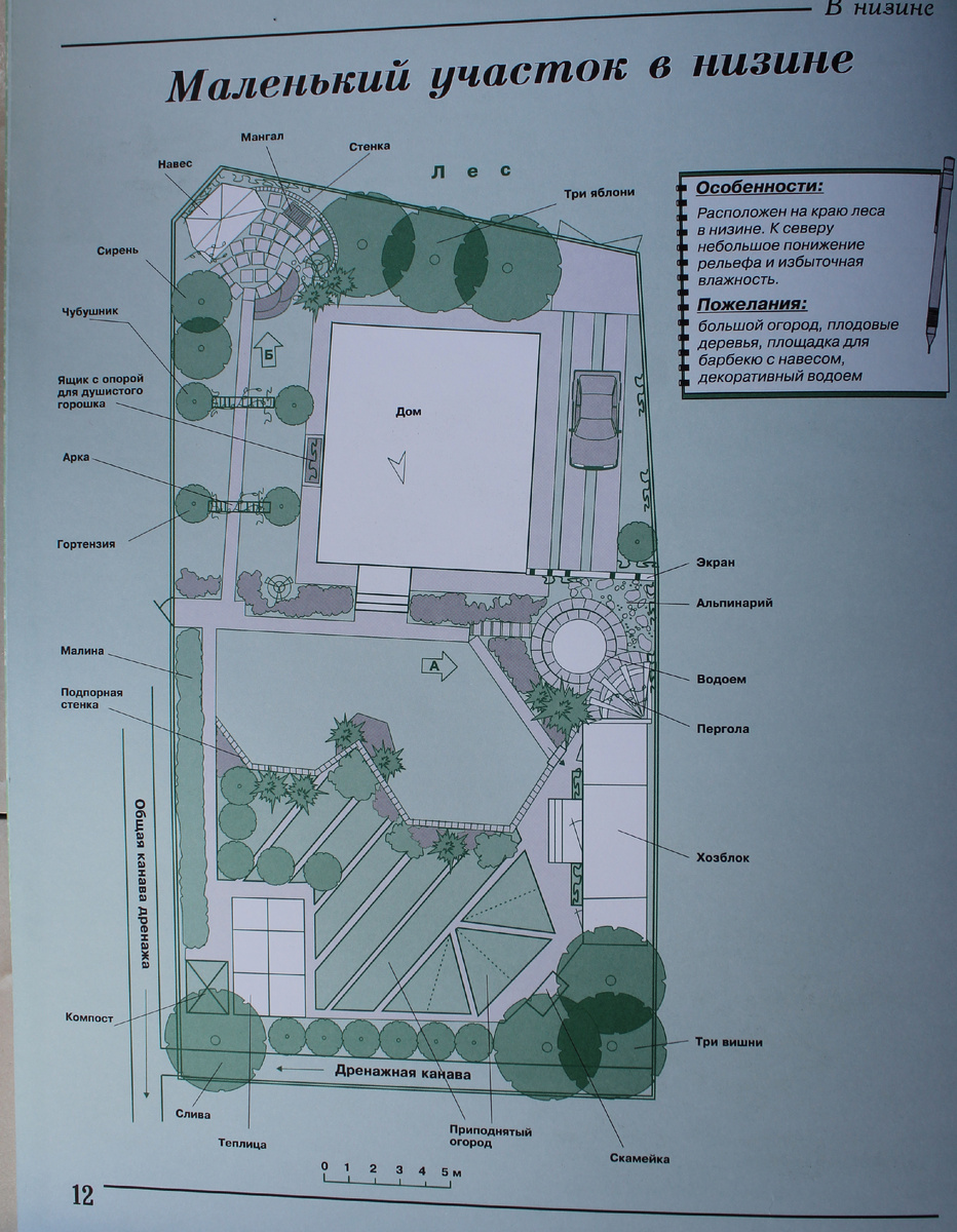 Маленький участок в низине