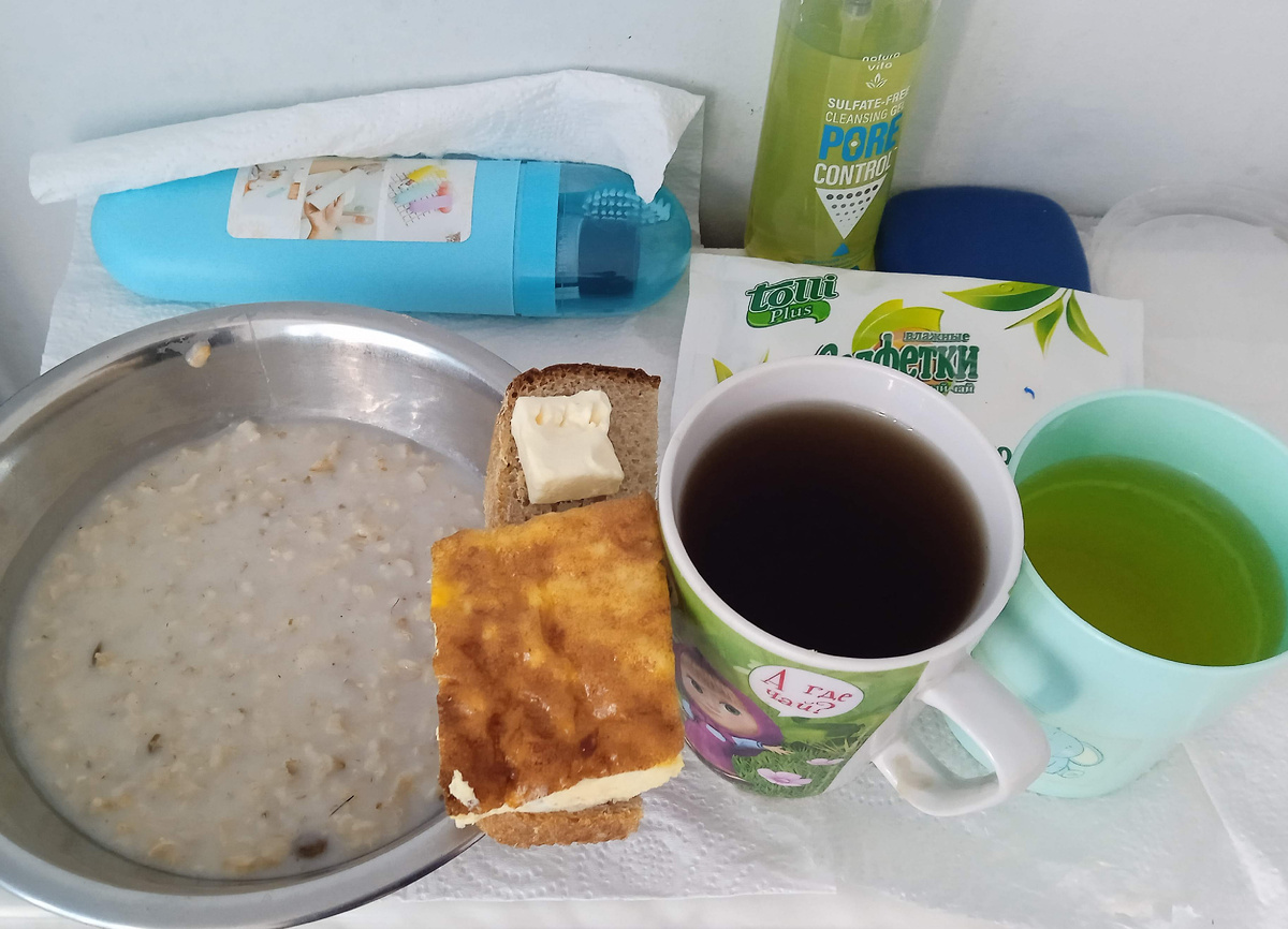 Завтрак вторника в одном из родильных домов Волгограда