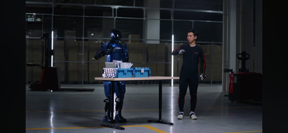 Фото: кадр из видео-презентации Kepler Forerunner K2. Канал Kepler Humanoid Robot