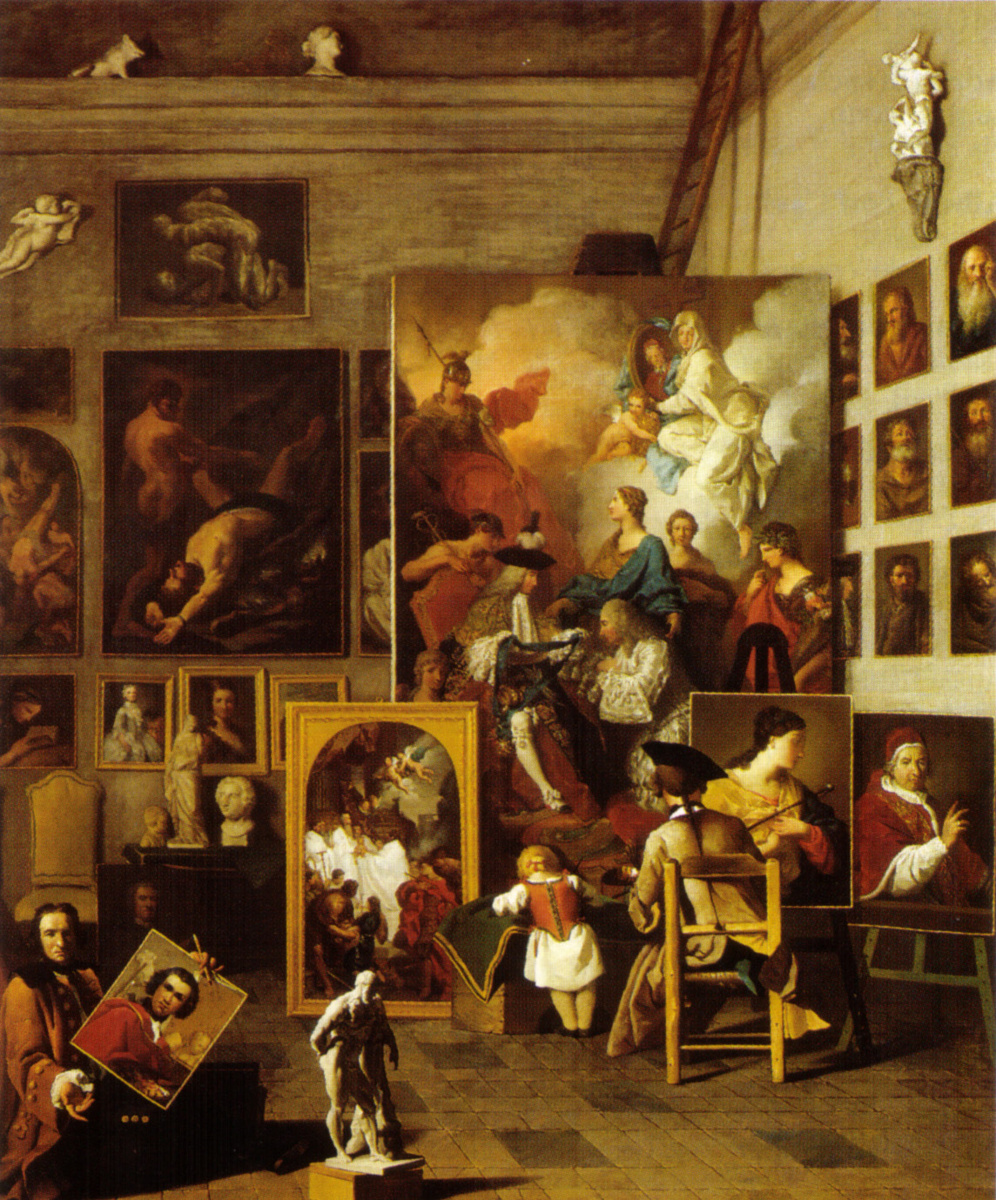 Мастерская художника. 1746