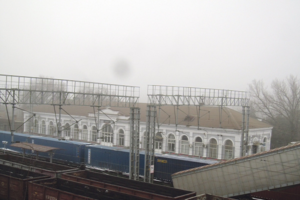 Вокзал ж/д станции Сулин.