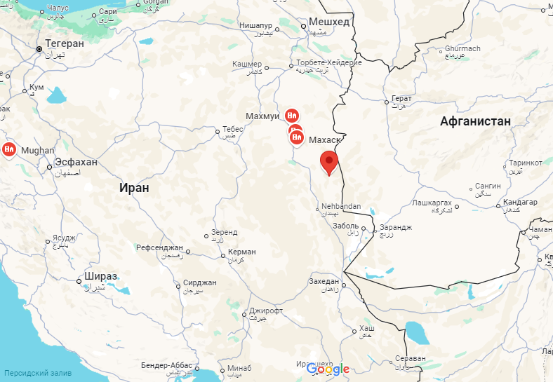 Деревня на карте 