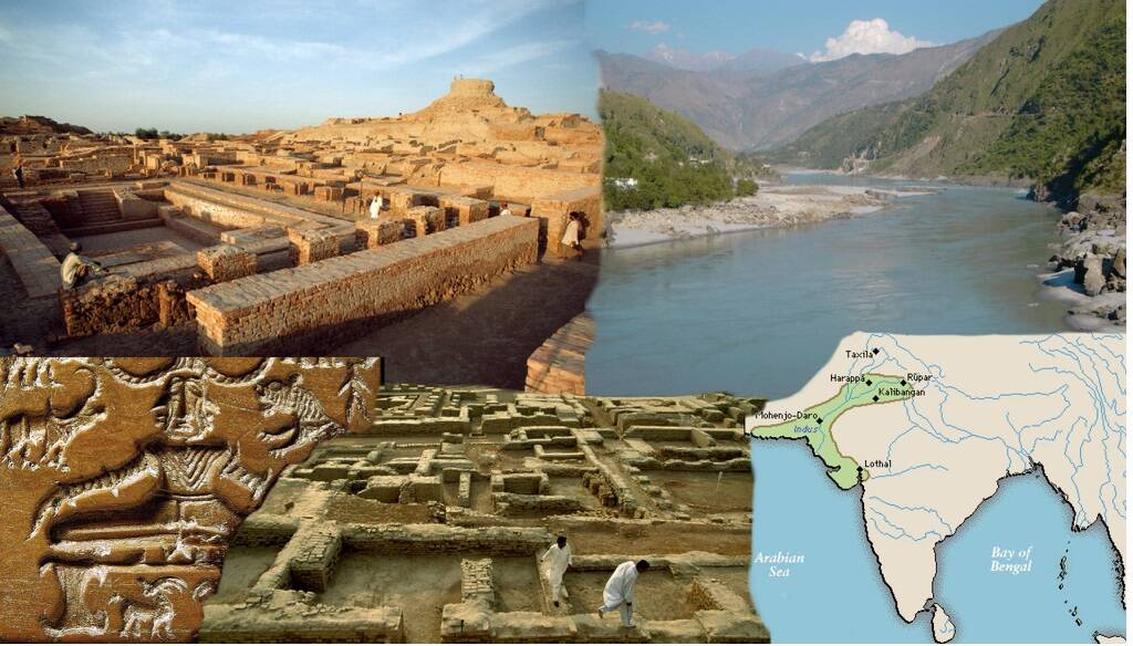 Индская цивилизация, по мнению ряда учёных погибшая в результате экологической катастрофы
