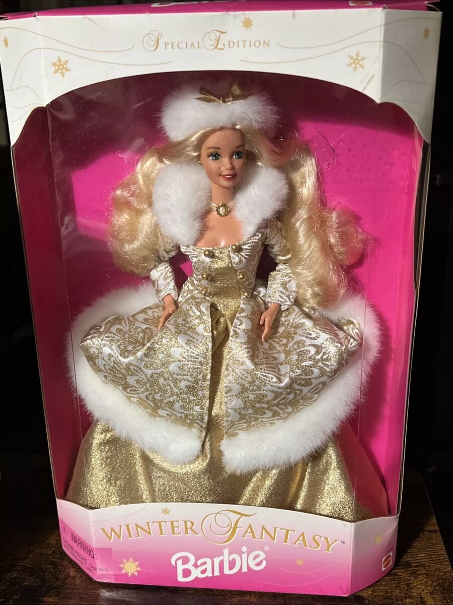 1995 Winter Fantasy Barbie Special Edition. Фото с eBay.