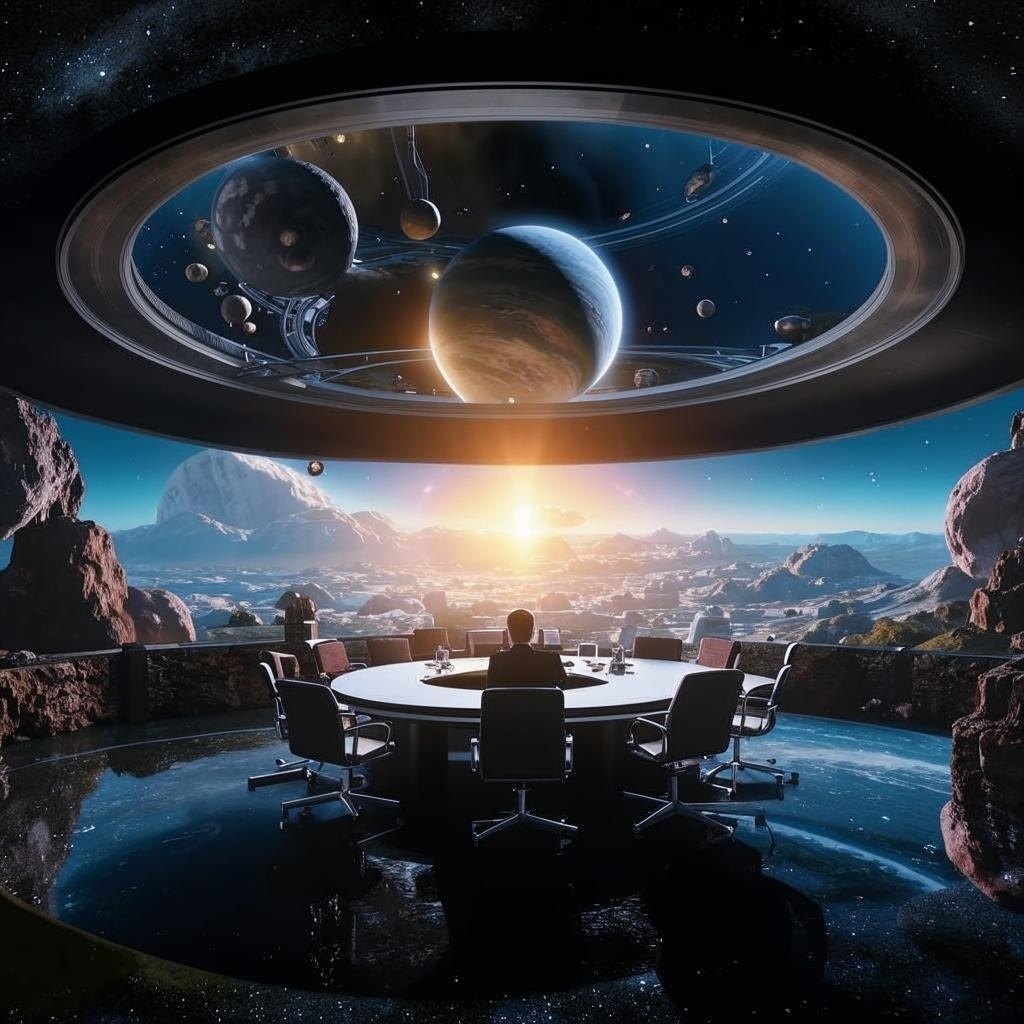 Примерно так должен получать сигналы из космоса современный успешный руководитель