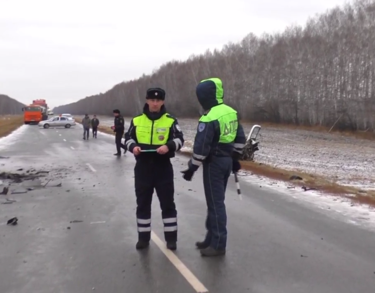 Фото с места ДТП