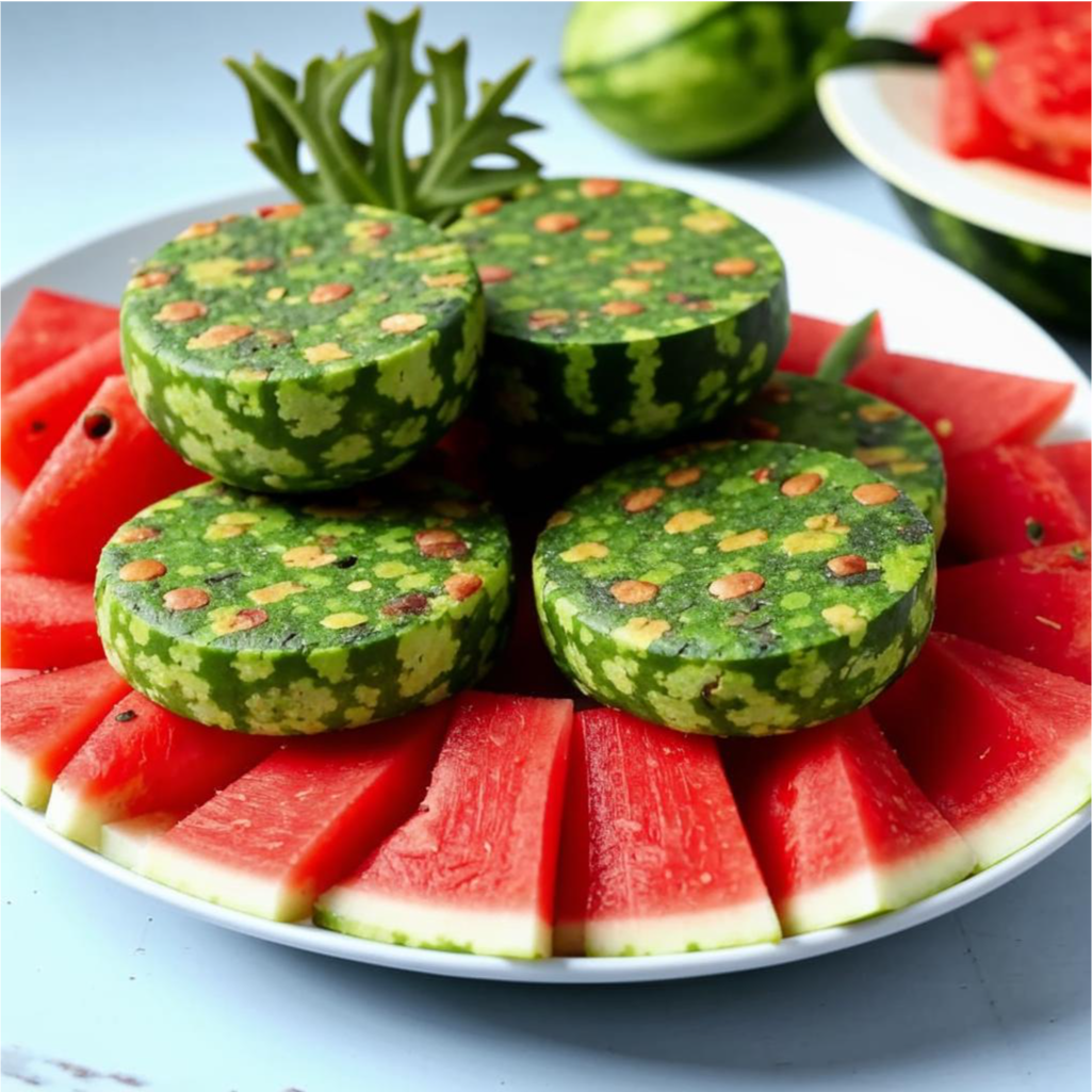 На фото, если вдруг кому непонятно - арбузные котлеты