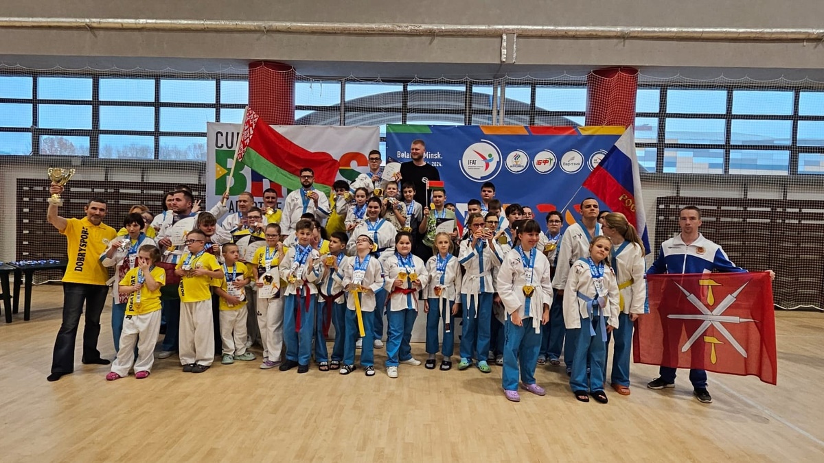 Сборная России завоевала первое общекомандное место на кубке BRICS по адаптивному тхэквондо в Минске.