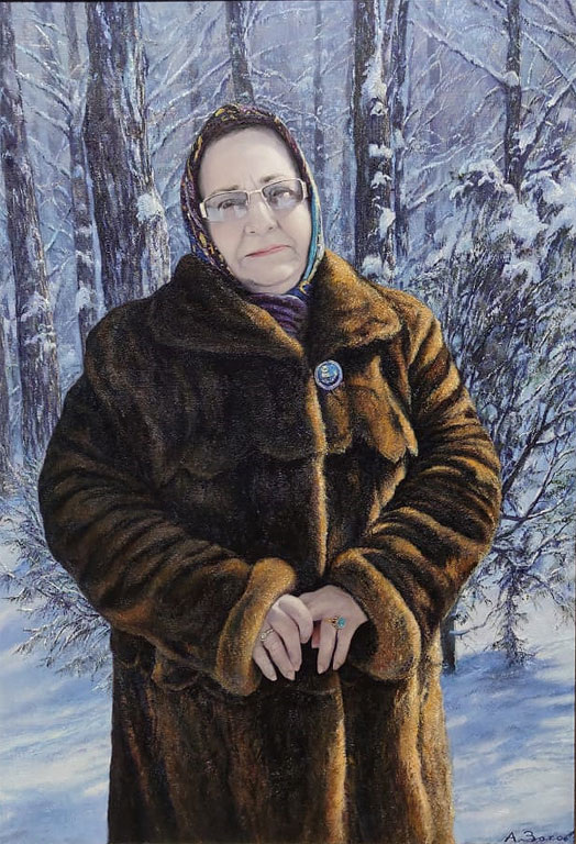 Алексей Зотов. Портрет. Холст, масло.