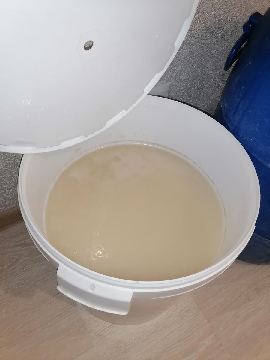 Брожение 20 литров браги.