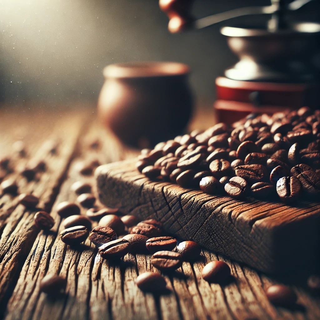 Изображение натурального кофе в зернах